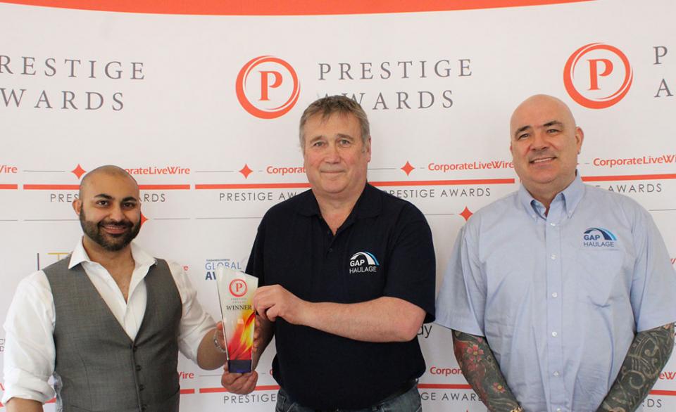 prestige awards north of england 2021 best in haulage